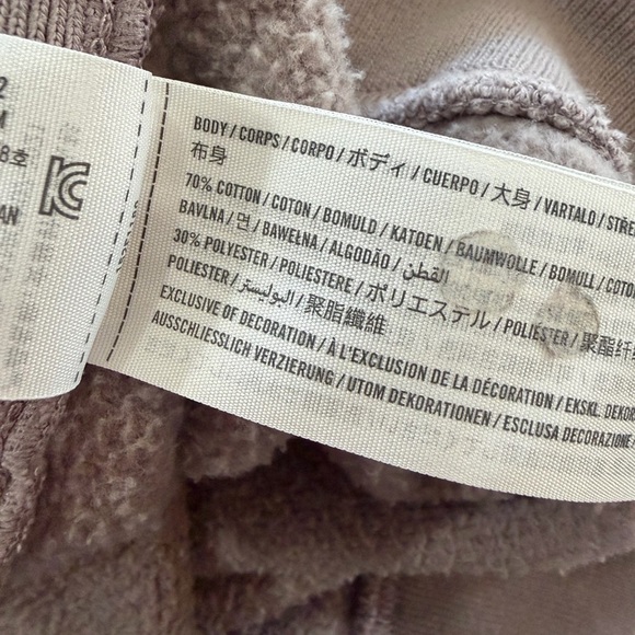 Abercrombie & Fitch Soft A&F Max Essentials Sunday Half Zip - Taupe - Picture 10 of 10